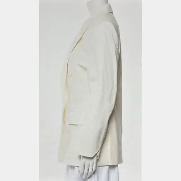 Zadig & Voltaire Vina Coton Blazer - Cream- size 40 (4) - Picture 4 of 16